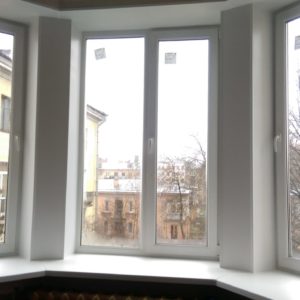 Эркерное противопожарное окно / серия FRM1017